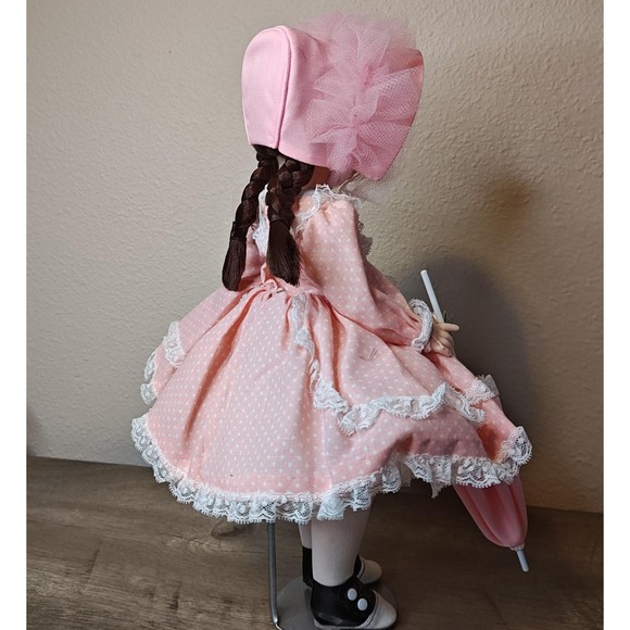 Vintage Madame Alexander Doll Rebecca 13" Tagged Dress Bonnet Box Sleep Eyes USA - Picture 10 of 16